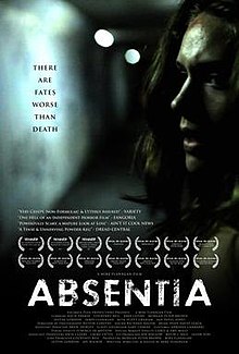 A poster of a movie called Absentia