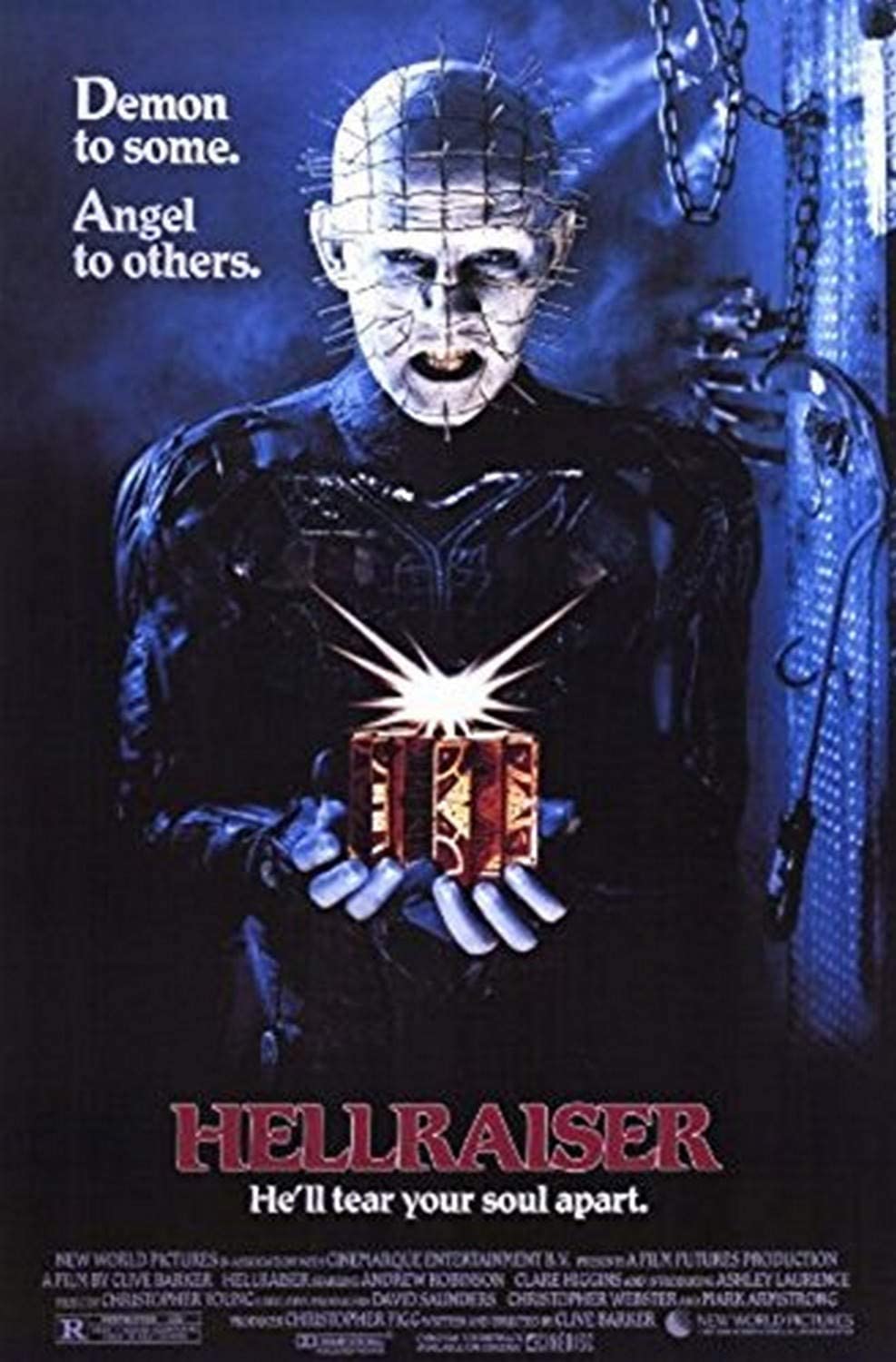 Poster of a movie called Hellraiser